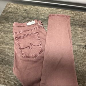 AG Women's Rose Colored Skinny Jeans 1027